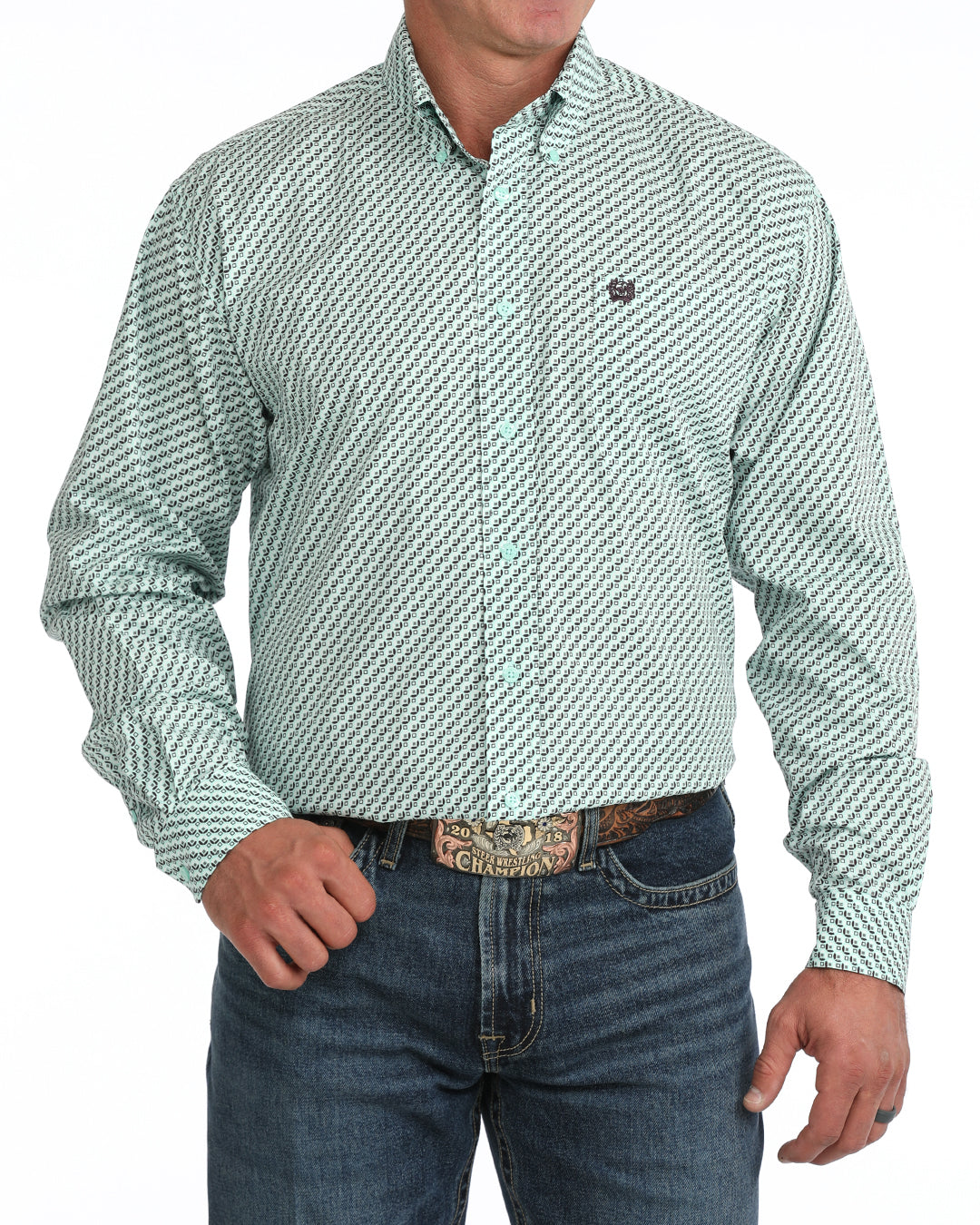 Shirts Men’s Cinch  Long Sleeve Print MTW1106165