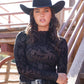 Shirts Women’s Cruel Black Mesh Burnout CTK7485006