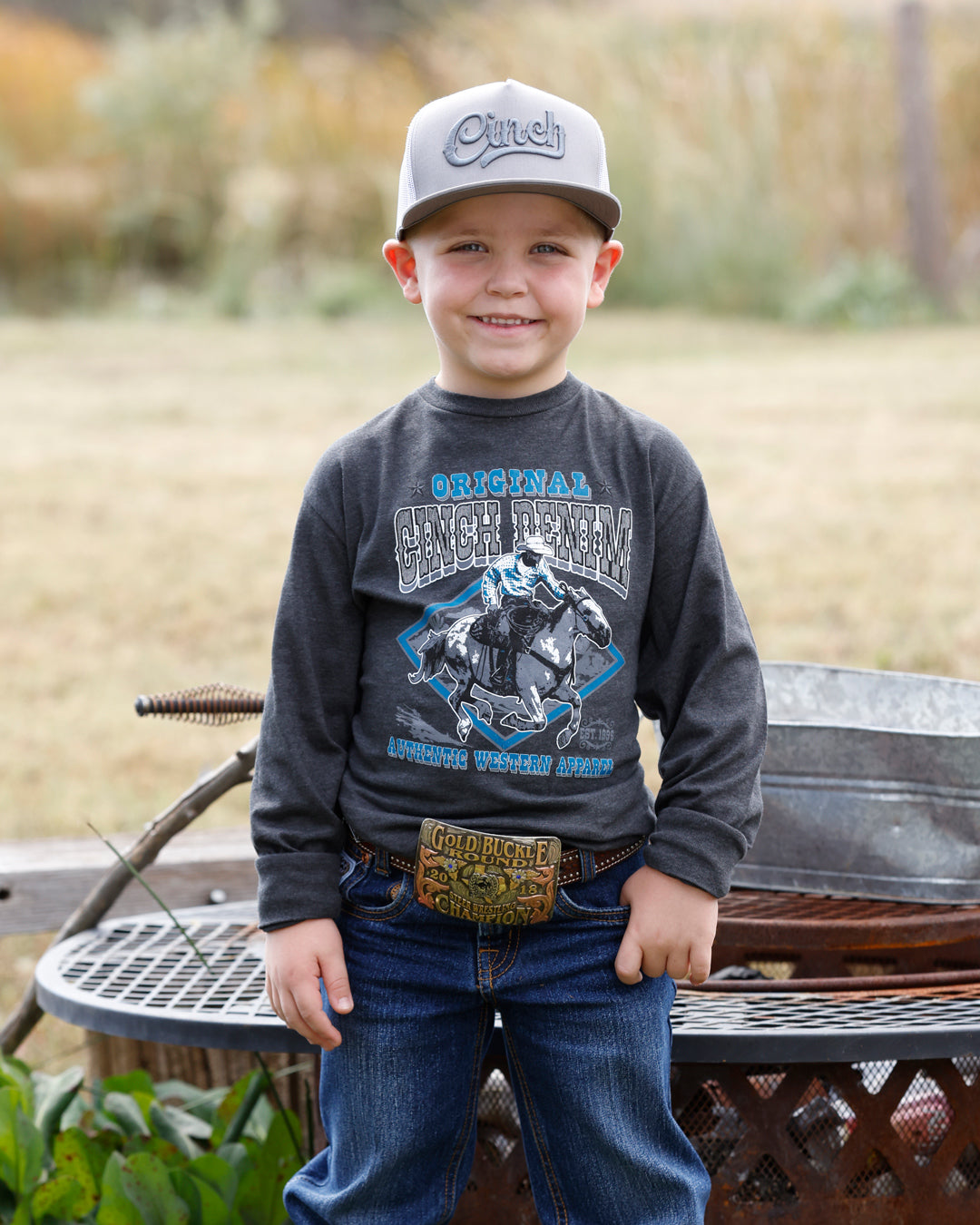 Shirts Boys Cinch Long Sleeve Tee MTT7630019
