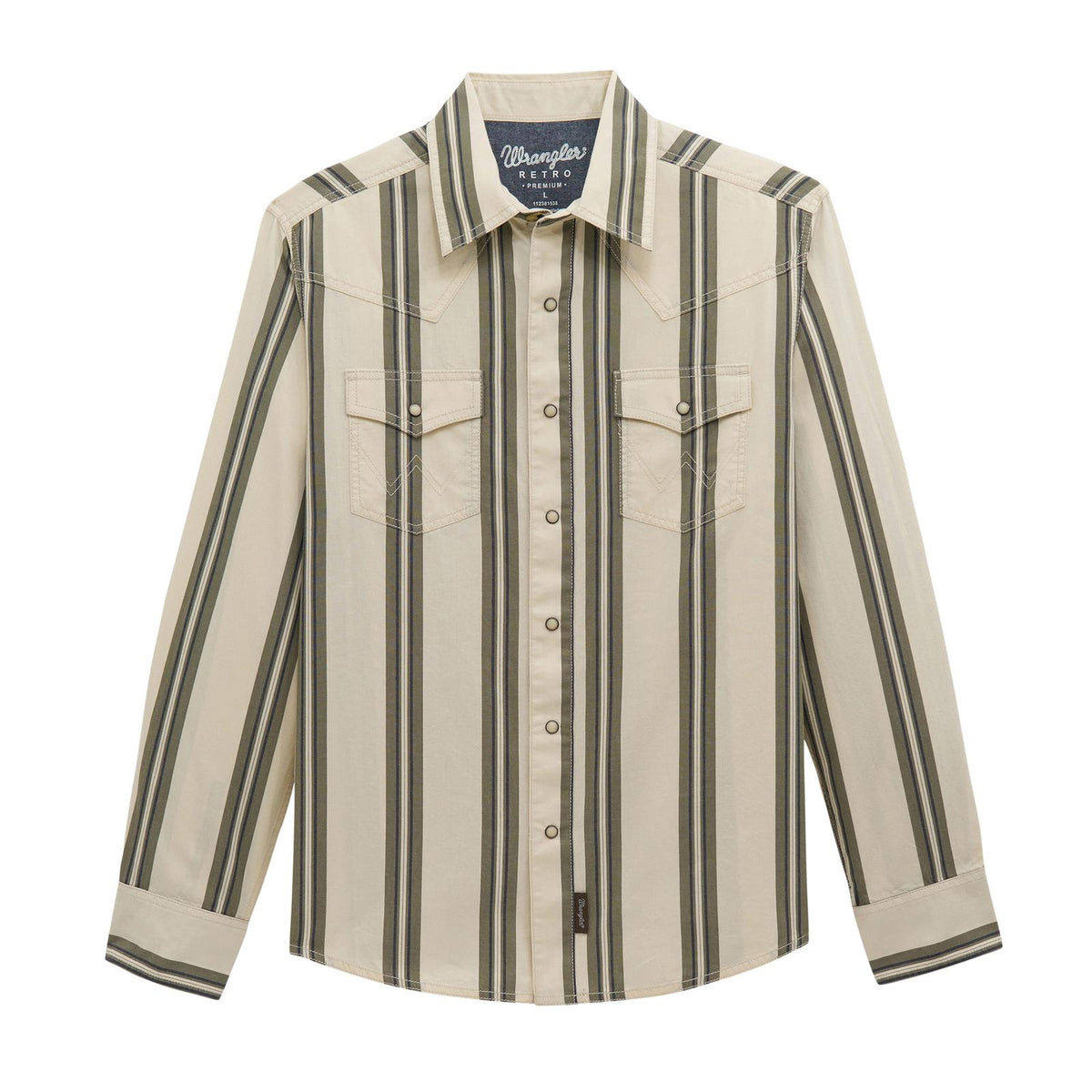 Shirts Men’s Wrangler Retro Striped Pearl Snap 112381538