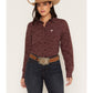Shirts Women’s Cinch Arena Flex Red Paisley MSW9164281