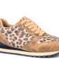 Shoes Women’s Roper GIDDYUP Leopard Lace Up Jogger 09-021-0191-3812