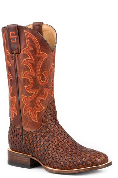 Boots Men’s Stetson Woven Leather 12-020-8607-4166