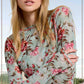 JDT7714-Semi Sheer Crew Neck Long Sleeve Mesh Layering Top