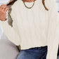 CWOSWL08519_WOMEN LOOSE FIT KNIT PULLOVER SWEATER Outerwear Women’s