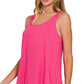 Flowy Hem Rayon Sleeveless Tank Top 8520