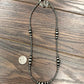 734041, Handmade 22" Clustered Navajo Bead Necklace