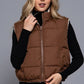 Reversible Fur Padding Vest J14045