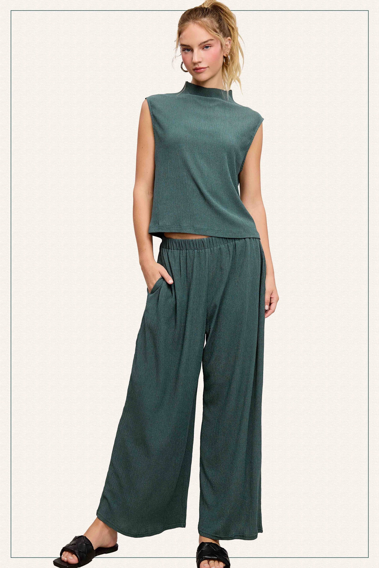 Crinkle Layer Top HCT7705