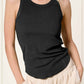 Shirts Women’s Basic Ribbed Knit Longline Tank Top JDT7724