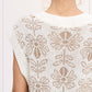 Outerwear Women’s Floral Sweater Vest MCS3587