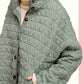Outerwear Women’s Oversized Soft Quilted Button Down Jacket JKT1787