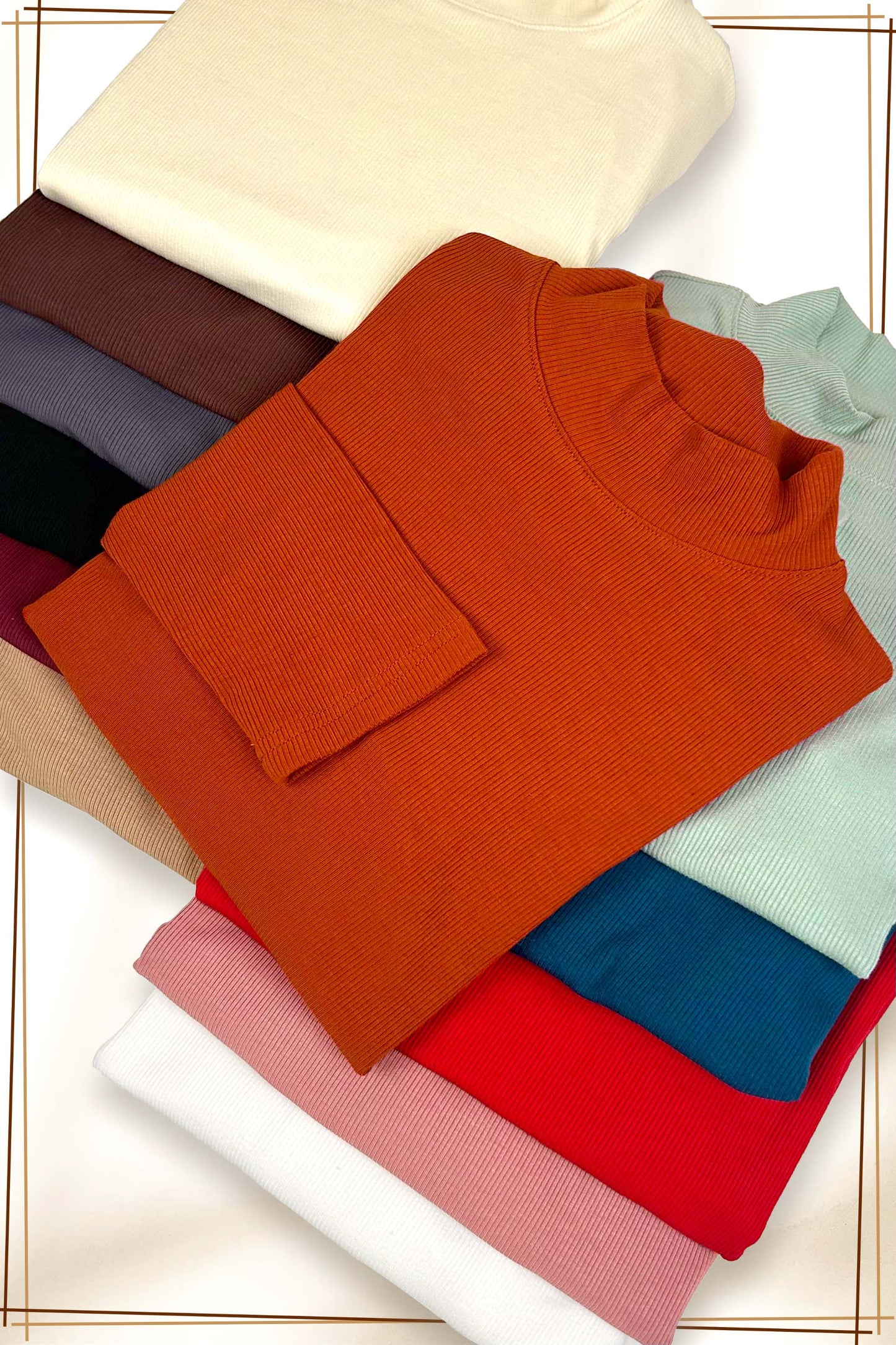 Ribbed Turtleneck MCT7699