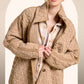 Outerwear Women’s Oversized Soft Quilted Button Down Jacket JKT1787