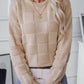 CWOSWL2805_LOOSE ROUND NECK PULLOVER KNITTED SWEATER outerwear women’s