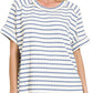 8602A Stripe Jacquard Round-neck Box Tee