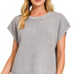 Outerwear Women’s Stitch Detailed Oversize Sweater Vest 2717Y