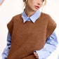Knit Sweater Vest HDS3602 Outerwear Women’s