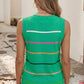 Shirts Women’s LDC Striped Round Neck Knitted Sweater Tank LD2771402