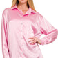 Satin Button Down Shirts 7271D4