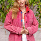 Outerwear Women’s Oversized Corduroy Button JKT1727