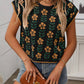 SW1325 Knit Top with Floral Detail