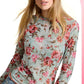 JDT7714-Semi Sheer Crew Neck Long Sleeve Mesh Layering Top
