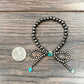 711639, Handmade Polish Navajo Bow Stretch Bracelet