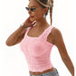 TO1527 Jacquard Knit Tank Top