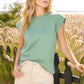 T1478D Short Sleeve Solid Top