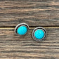726453, 9mm Round Stone Stud Earrings