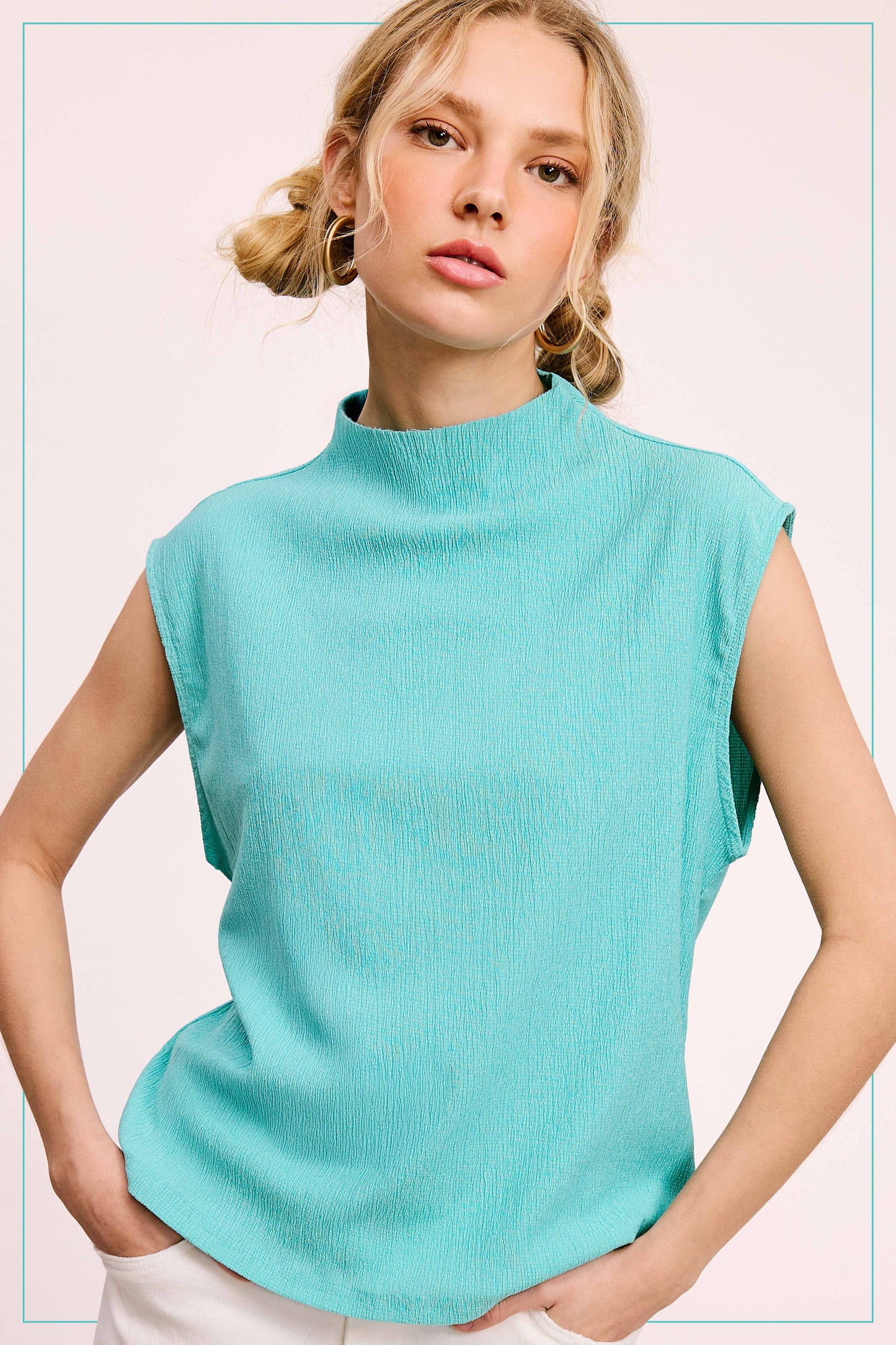 Crinkle Layer Top HCT7705