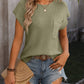 Women’s Shirts Short Sleeve Knit Tee RCJY00299