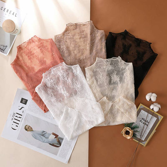 LACE SEE-THROUGH LAYERING TOP TO1022