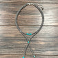 739467, Handmade Navajo Heart Gemstone Y-Necklace