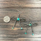 726160, Handmade 4mm Navajo Bow Earrings