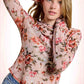 JDT7714-Semi Sheer Crew Neck Long Sleeve Mesh Layering Top