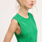 Shirts Women’s-Stretchy Basic Ribbed Sleeveless Crew Neck Tank Top HUT7340