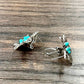 Floral Turquoise  Earrings 726402