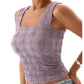 TO1527 Jacquard Knit Tank Top