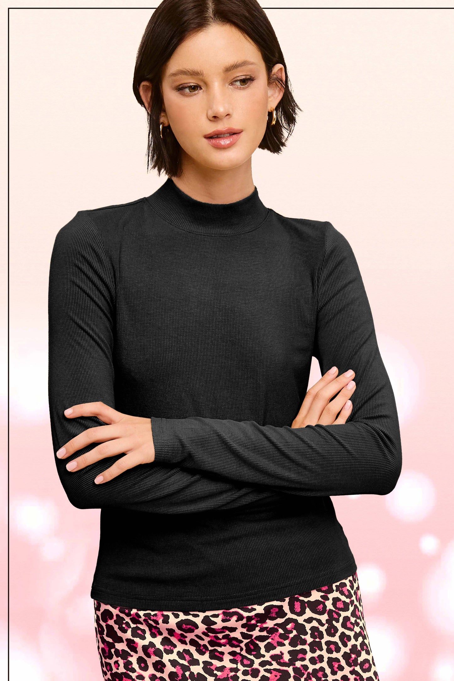 Ribbed Turtleneck MCT7699