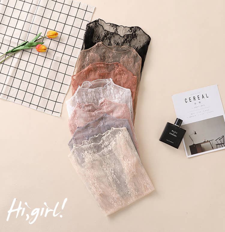 TO1034 Lace Mesh Top