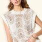 Outerwear Women’s Floral Sweater Vest MCS3587