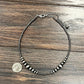 738977, Handmade 16" Clustered Navajo Bead Necklace