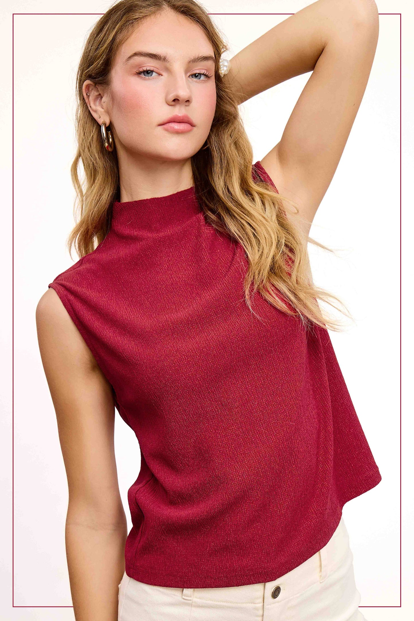 Crinkle Layer Top HCT7705