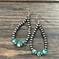 726193 Handmade Navajo 6mm Heart Gemstone Earrings