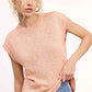 Outerwear Women’s Loose Fit Knit Sweater Vest JCS3598