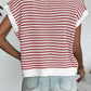 Knit Striped Batwing Sleeve Sweater SW1275