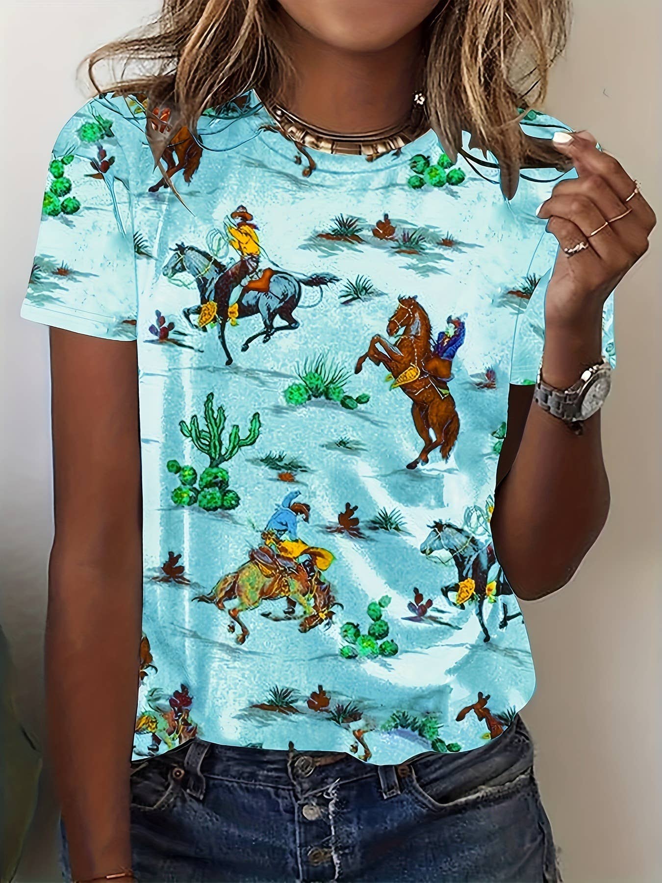 Shirts Women’s Rodeo Western Graphic T-Shirt RCJW05746