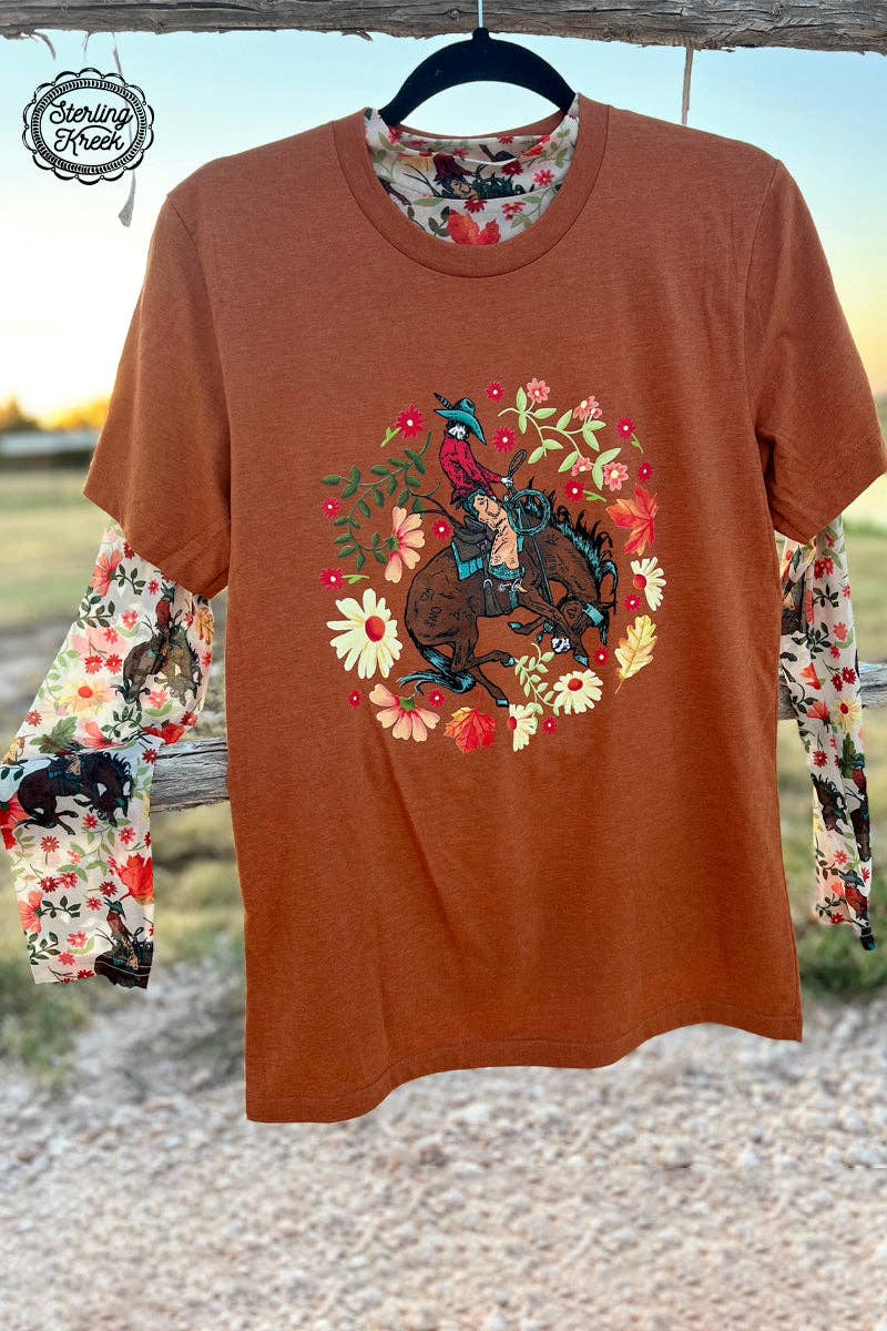 Shirts Women’s Somewhere South Bronc Tee